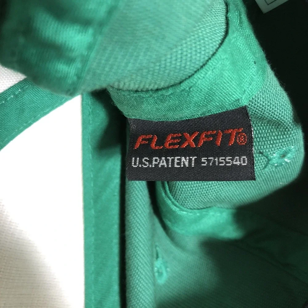 Boston Celtics Reebok Flexfit NBA Embroidered Cap Hat OSFA Green White